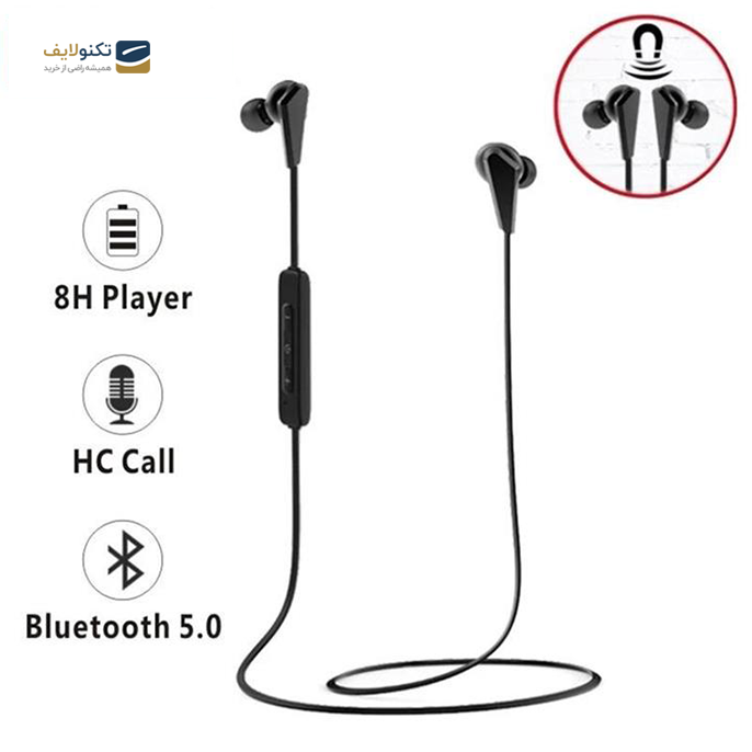 هندزفری بی سیم لنوو مدل HE01 - Lenovo HE01 Magnetic Wireless Sport Handsfree