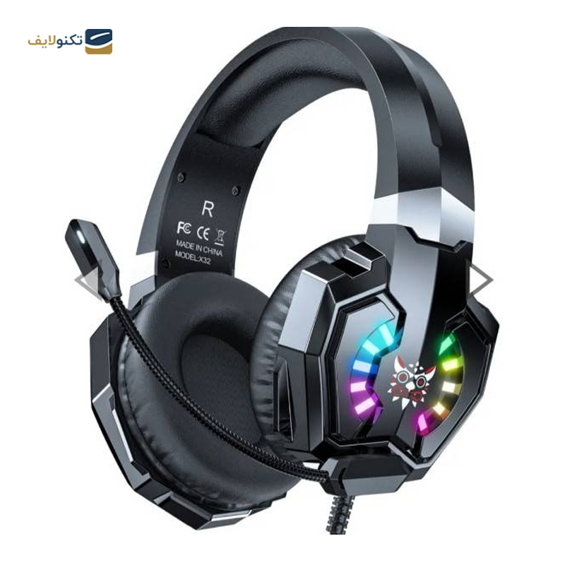 هدست سیمی گیمینگ اونیکوما مدل X32 - Onikuma X32 Wired Headset Gaming