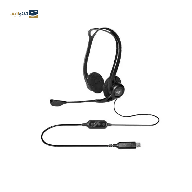 هدست سیمی لاجیتک مدل 960USB - Logitech 960 USB Wired Headset