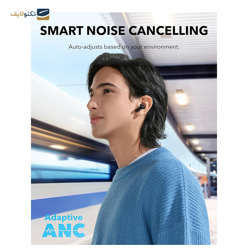 هندزفری بلوتوثی انکر مدل Soundcore P40i A3955 نویز کنسلینگ - Anker Soundcore P40i A3955 ANC Wireless Headset