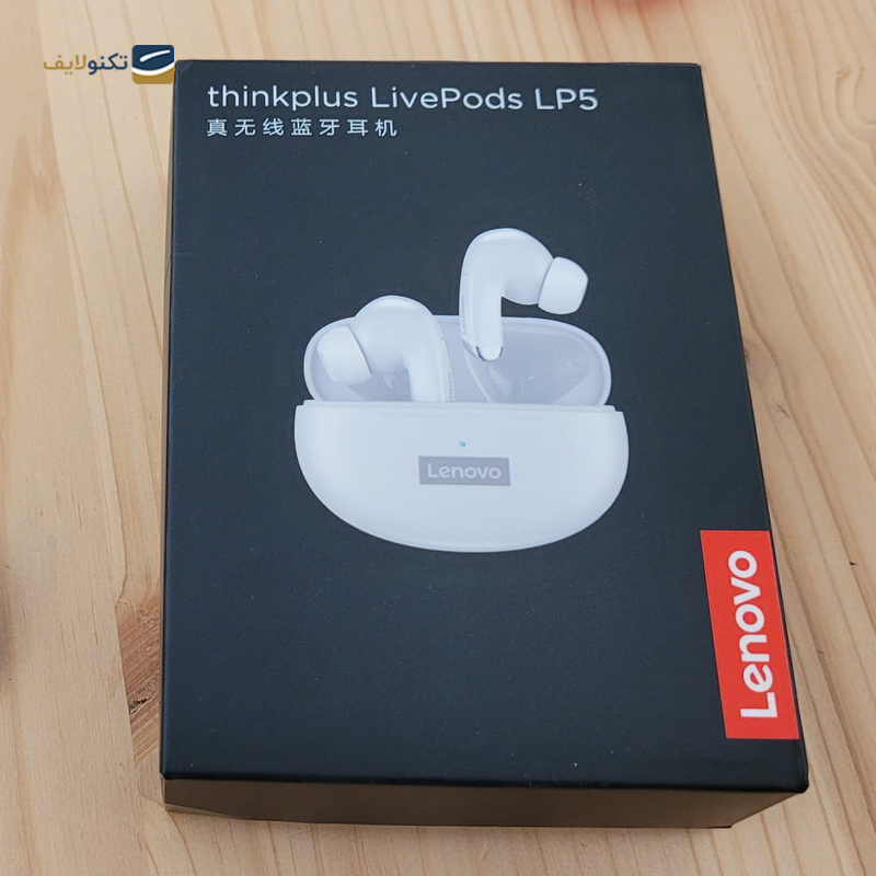 هندزفری بلوتوثی لنوو مدل Thinkplus LivePods LP5 - Lenovo Thinkplus LivePods LP5 Bluetooth Earbuds