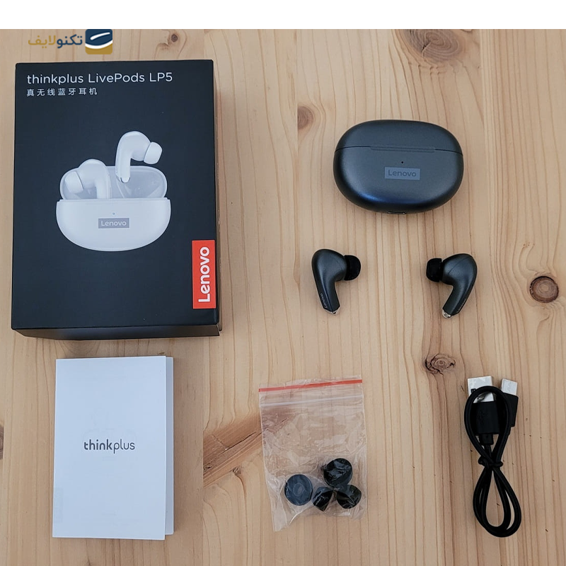 هندزفری بلوتوثی لنوو مدل Thinkplus LivePods LP5 - Lenovo Thinkplus LivePods LP5 Bluetooth Earbuds