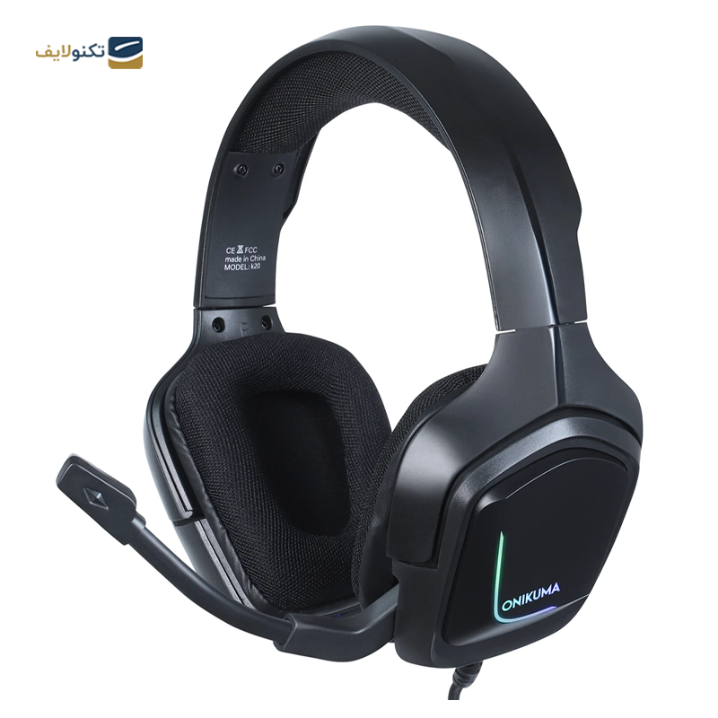 هدفون سیمی گیمینگ اونیکوما مدل K20 - Onikuma K20 Gaming Headphone