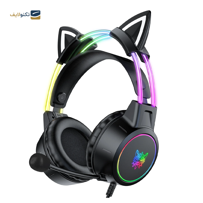 هدفون سیمی گیمینگ اونیکوما مدل X15 PRO CAT - Onikuma X15 PRO CAT Gaming Headphone