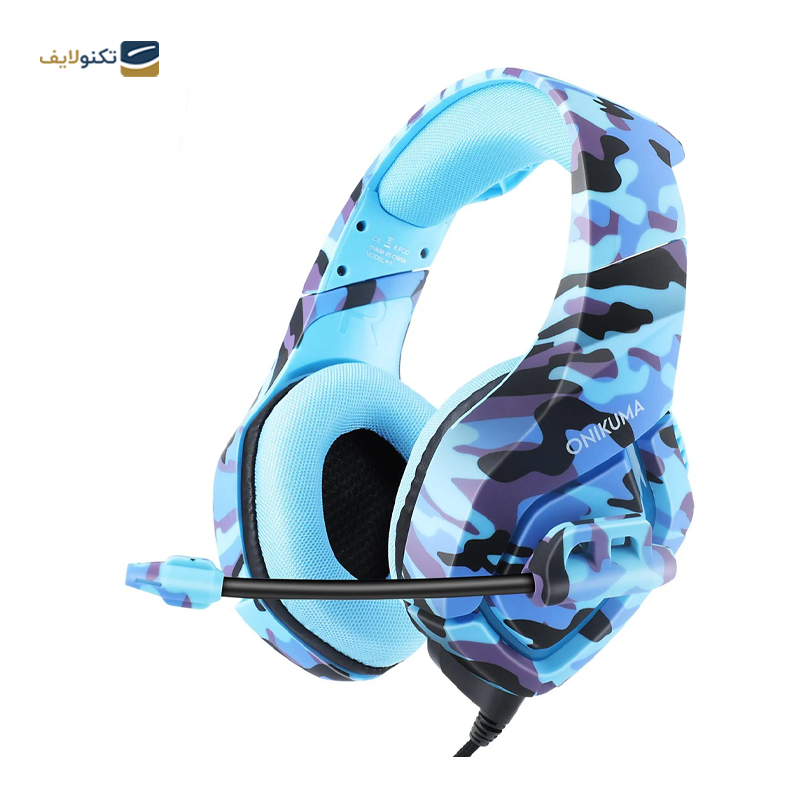 هدست سیمی گیمینگ اونیکوما مدل K1B - Onikuma K1B Wired Headset Gaming