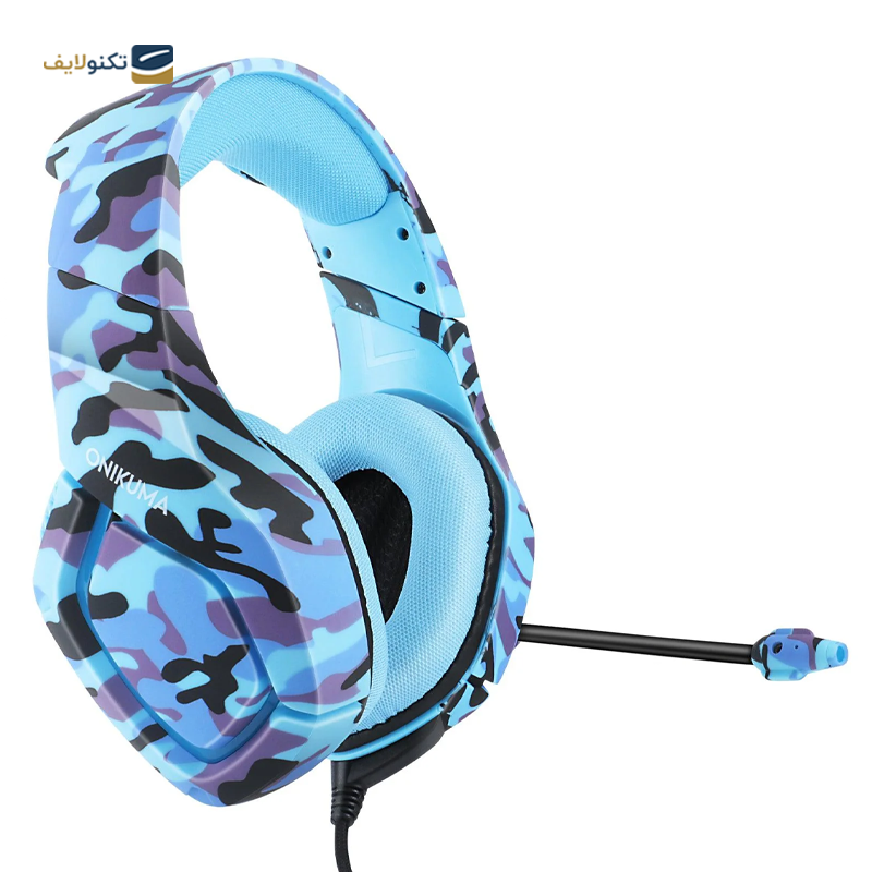 هدست سیمی گیمینگ اونیکوما مدل K1B - Onikuma K1B Wired Headset Gaming