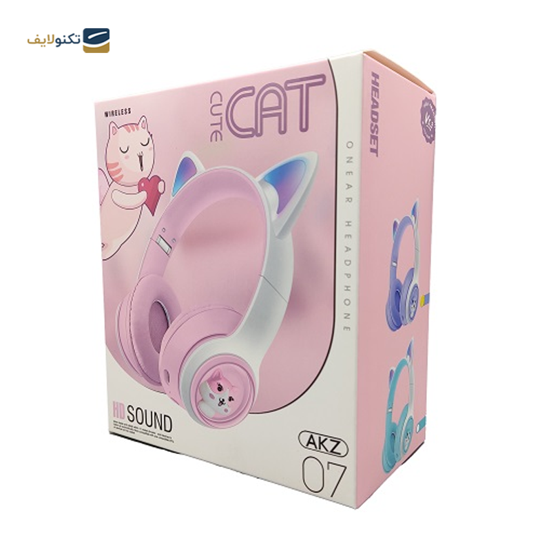 هدفون بی سیم مدل AKZ07 CAT - AKZ07 CAT Wireless headphones