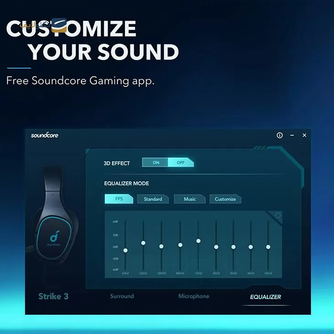 هدفون بی سیم انکر مدل  Soundcore Strike 3 A3830 - Anker Soundcore Strike 3 A3830