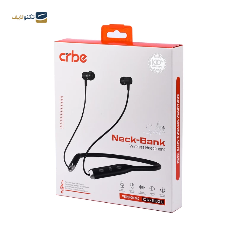 هندزفری بلوتوثی کربی مدل CR-B101 گردنی - 