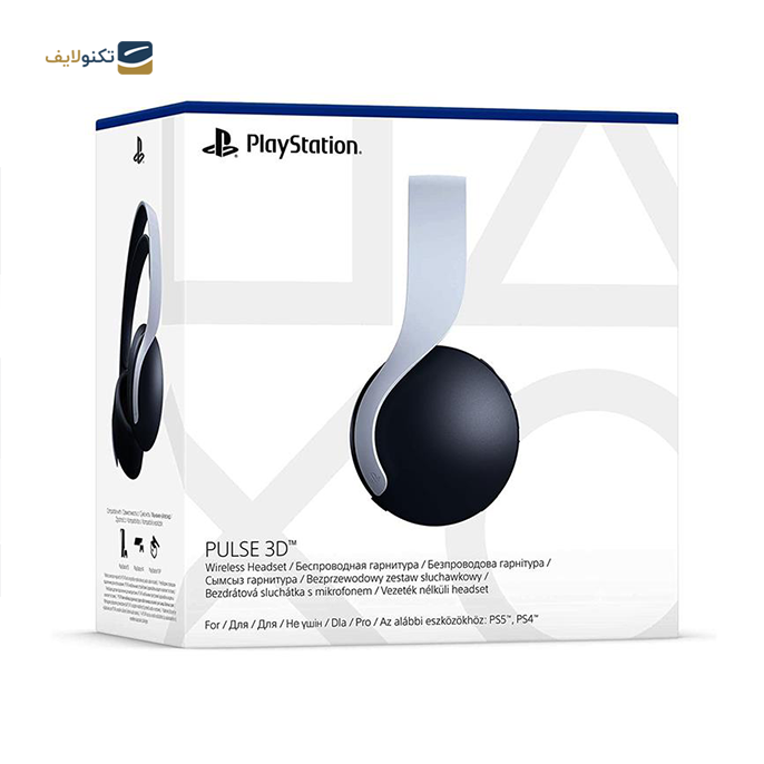 هدفون بی سیم گیمینگ سونی مدل PULSE 3D مخصوص PS4 و PS5 مشکی - Sony PULSE 3D Gaming Headset For PlayStation 4 And 5 Black