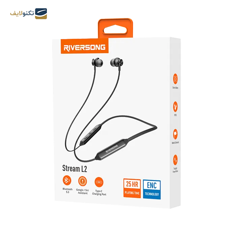 هندزفری بلوتوثی ریورسانگ مدل Stream L2 EA509 - Riversong Stream L2 EA509 Bluetooth Earbuds