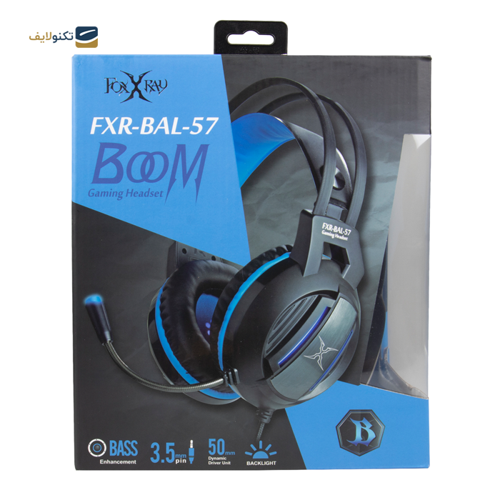  هدست باسیم گیمینگ فاکس ایکس ری مدل FXR-BAL-57 - BOOM FXR-BAL-57