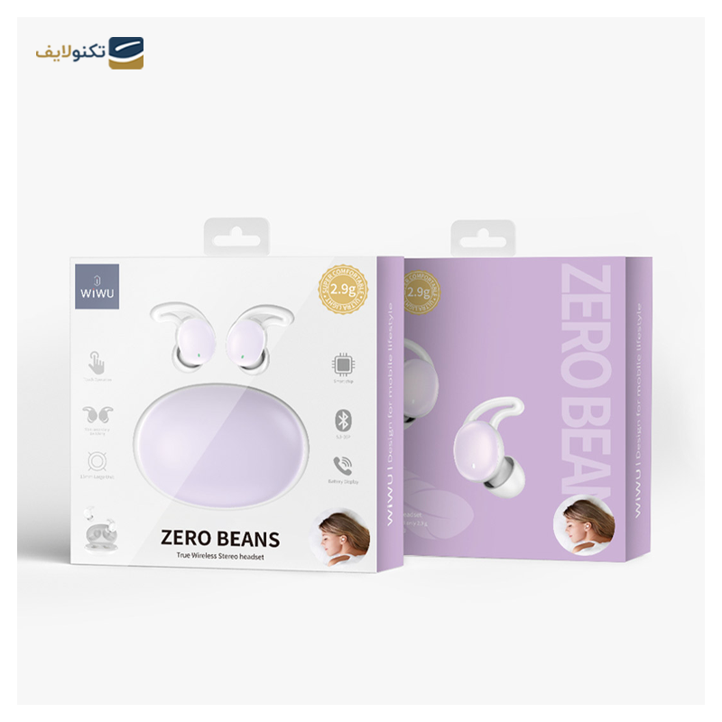 هندزفری بلوتوثی ویوو مدل T15 ZERO BEANS - WIWU Bluetooth T15 ZERO BEANS