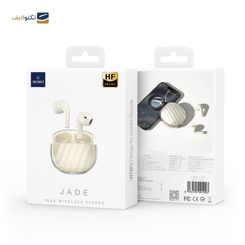 هندزفری بلوتوثی ویوو مدل Jade TWS T16 - WIWU Jade TWS T16 Bluetooth Earphone