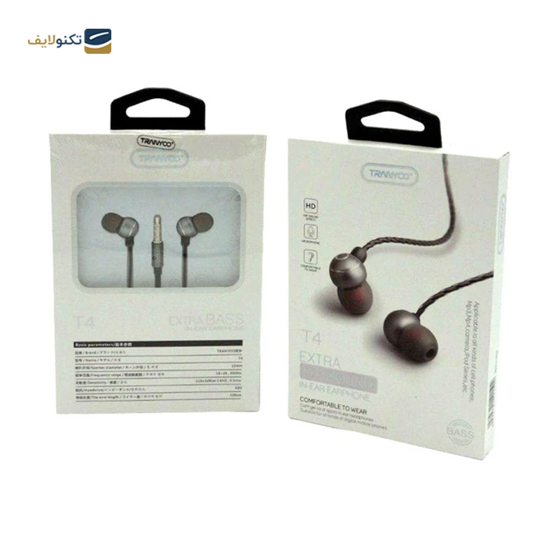 هندزفری ترانیو مدل T4 - T4 Earphone