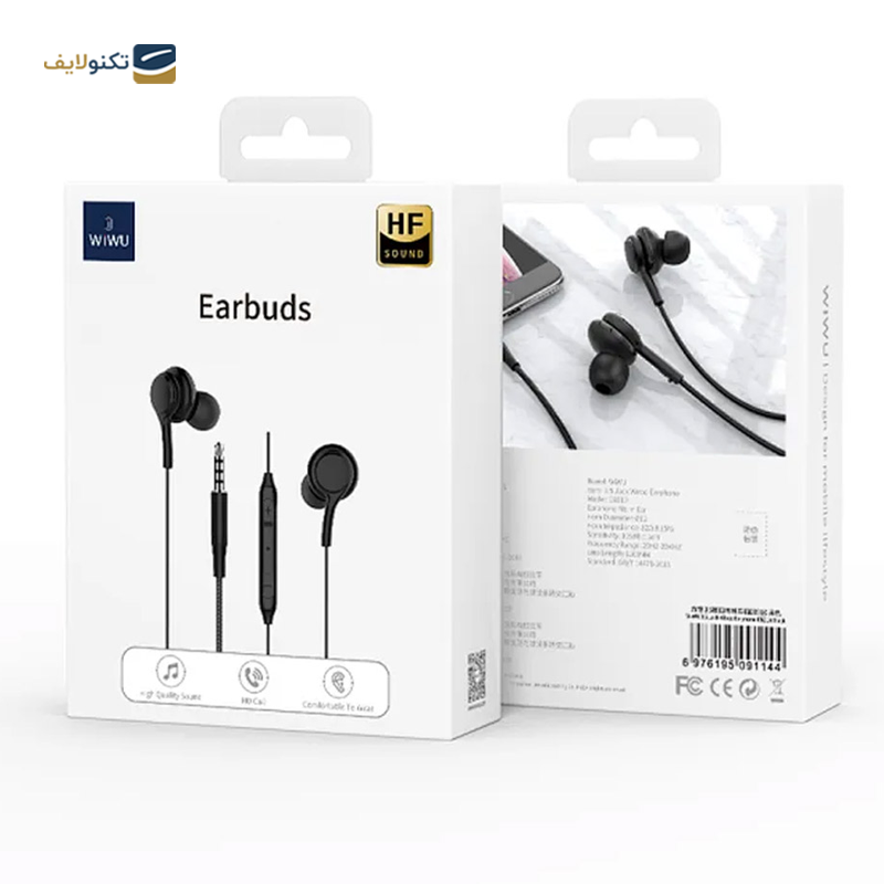 هندزفری ویوو مدل 3.5mm Audio Jack EB310 - WIWU 3.5mm Audio Jack EB310 Earphone