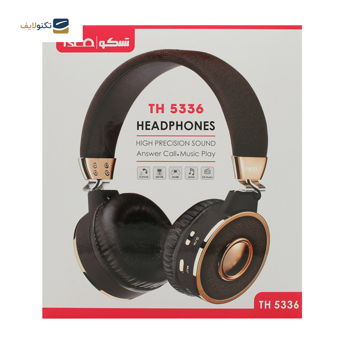  هدفون بی سیم تسکو مدل TH 5336 - TSCO TH-5336 Bluetooth Headphone