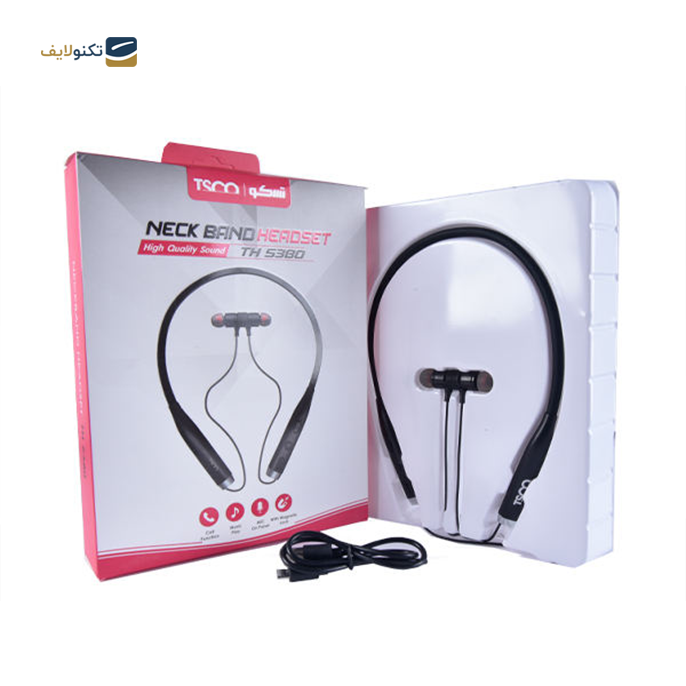  هندزفری بی سیم تسکو مدل TH 5380 - TSCO TH 5380 Neckband Bluetooth Headphone