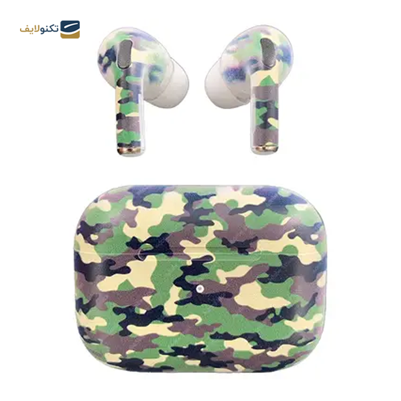 هندزفری بلوتوثی مدل (AirPod Pro 2 Art Series (camouflage - طرح اپل - AirPod Pro 2 Art Series Handsfree
