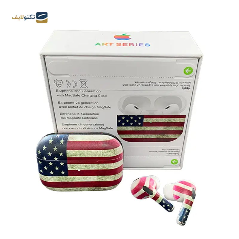 هندزفری بلوتوثی مدل (AirPod Pro 2 Art Series (USA - طرح اپل - AirPod Pro 2 Art Series Handsfree