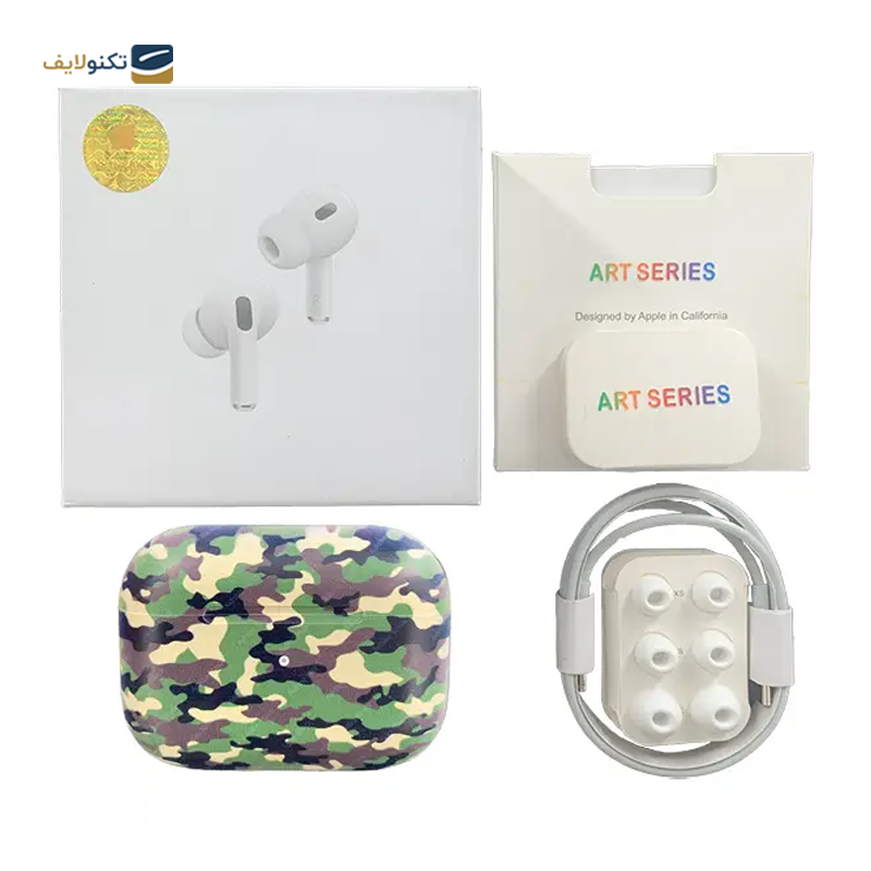 هندزفری بلوتوثی مدل AirPod Pro 2 Art Series طرح اپل - AirPod Pro 2 Art Series Handsfree