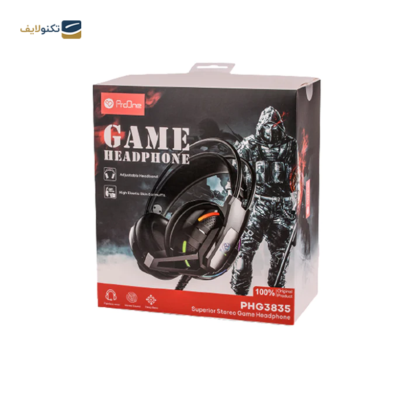  هدفون با سیم گیمینگ پرووان مدل PHG3835 - ProOne PHG3835 Gaming Headset