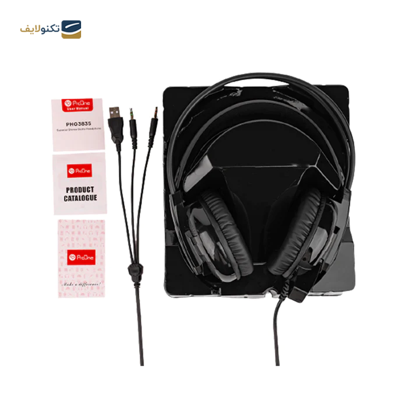  هدفون با سیم گیمینگ پرووان مدل PHG3835 - ProOne PHG3835 Gaming Headset