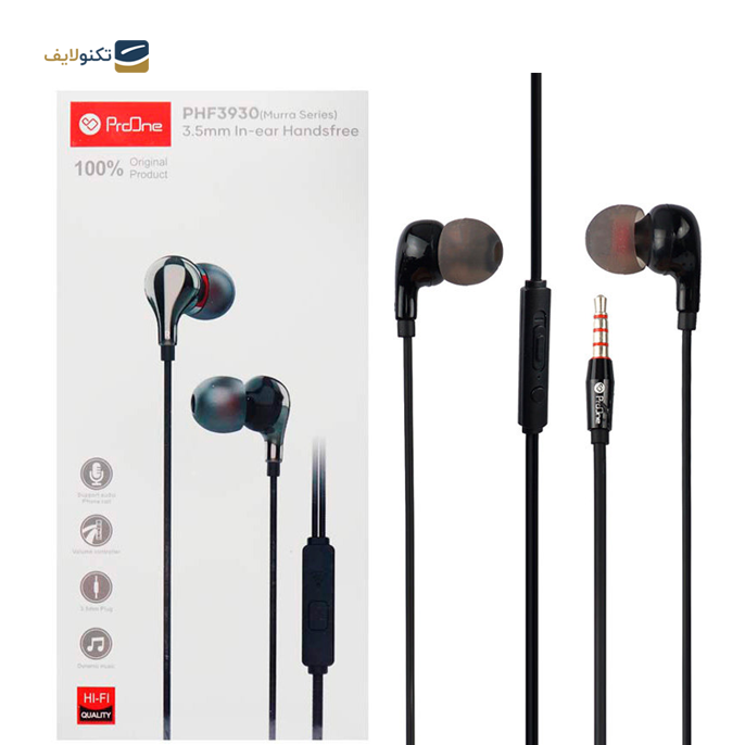 هندزفری با سیم پرووان مدل PHF3930	 - ProOne headphone PHF3930