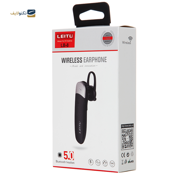  هندزفری بی سیم تک گوش لیتو مدل LB-8 - Handsfree Wairless Leitu LB-8