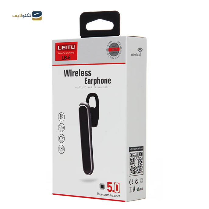  هندزفری بی سیم تک گوش لیتو مدل LB-6 - Handsfree Wairless Leitu LB-6