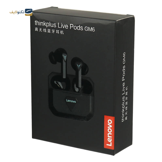  هندزفری بی سیم لنوو مدل Think Plus Live Pods GM6 TWS - Lenovo Think Plus Live Pods GM6 TWS Wireless Bluetooth Handsfree