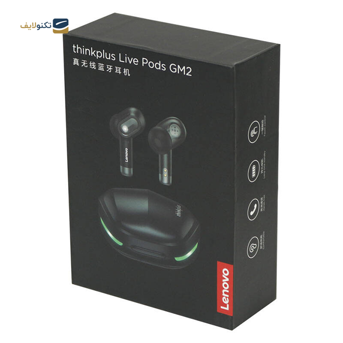  هندزفری بی سیم لنوو مدل Think Plus Live Pods GM2 TWS - Lenovo Think Plus Live Pods GM2 TWS Wireless Bluetooth Handsfree