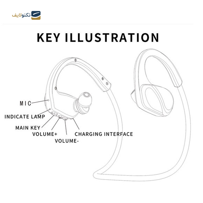  هندزفری بی سیم زیلوت مدل H6 Sport - Zealot H6 Sport Bluetooth Headphone