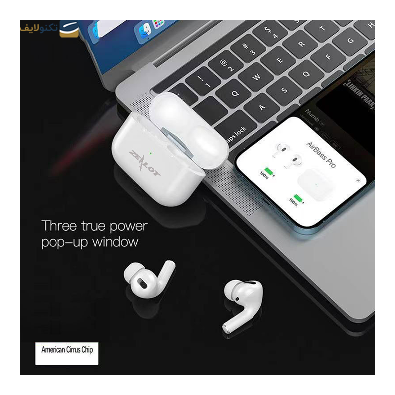  هندزفری بی سیم زیلوت مدل airpods pro - Zealot airpods pro Bluetooth Headphone