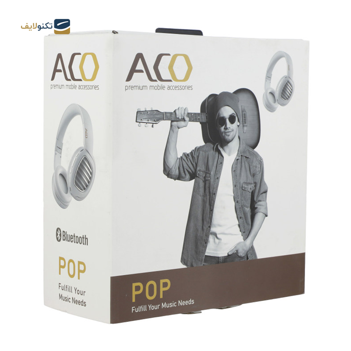  هدفون بی سیم آکو مدل POP HPOP01 - ACO POP HPOP01 Bluetooth Headphone