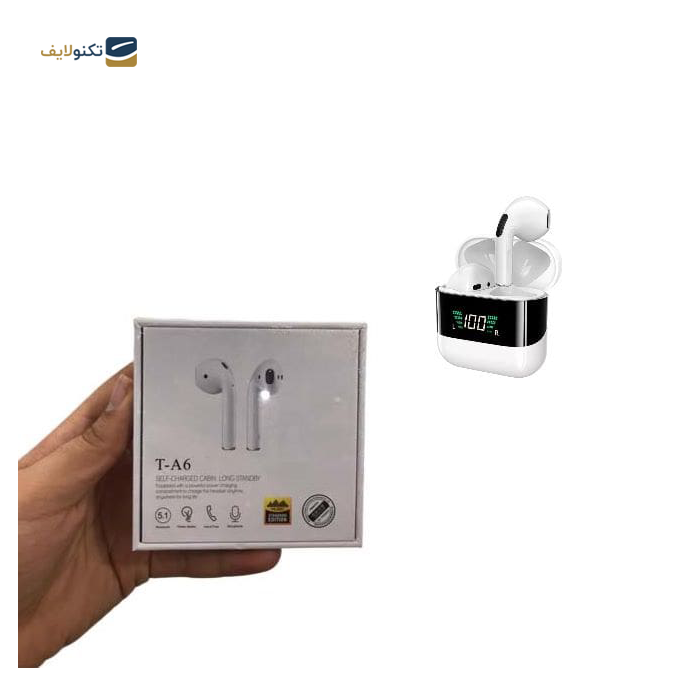 هندزفری بی سیم ترانیو مدل TWS AirPods A6 - هندزفری بی سیم ترانیو مدل TWS AirPods A6