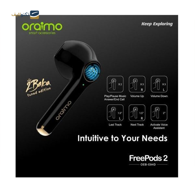  هندزفری بی سیم اورایمو مدل Freepods 2  - Oraimo Freepods Wireless Headphone