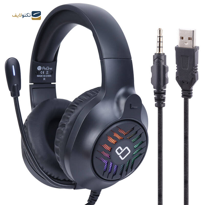  هدفون با سیم گیمینگ پرووان مدل PHG3845 - ProOne PHG3845 Gaming Headset