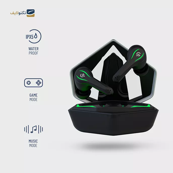  هندزفری بی سیم گیمینگ پرودو مدل PDX413 - Porodo PDX413 bluetooth Earbuds