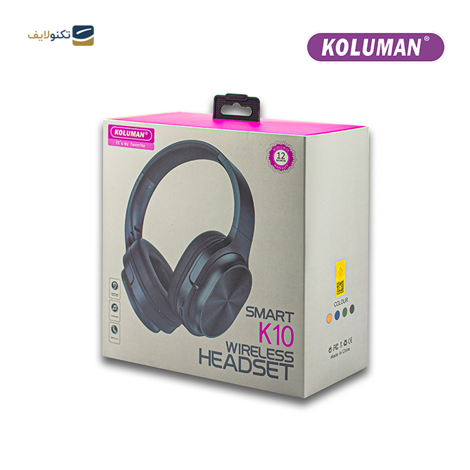 هدفون بی سیم کلومن مدل K10 - KOLUMAN WiRELESS HEADPHONE K10