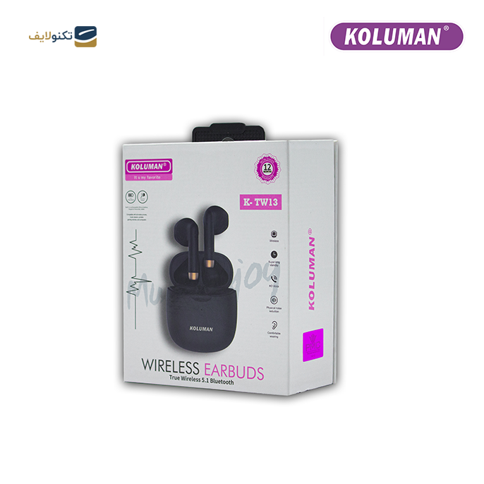 هندزفری بی سیم کلومن مدل K-TW13 - KOLUMAN K-TW13 WIRELESS EARBUDS