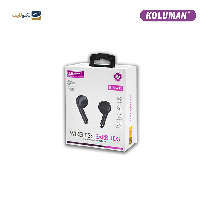 هندزفری بی سیم کلومن مدل K-TW11 - KOLUMAN K-TW11 WIRELESS EARBUDS