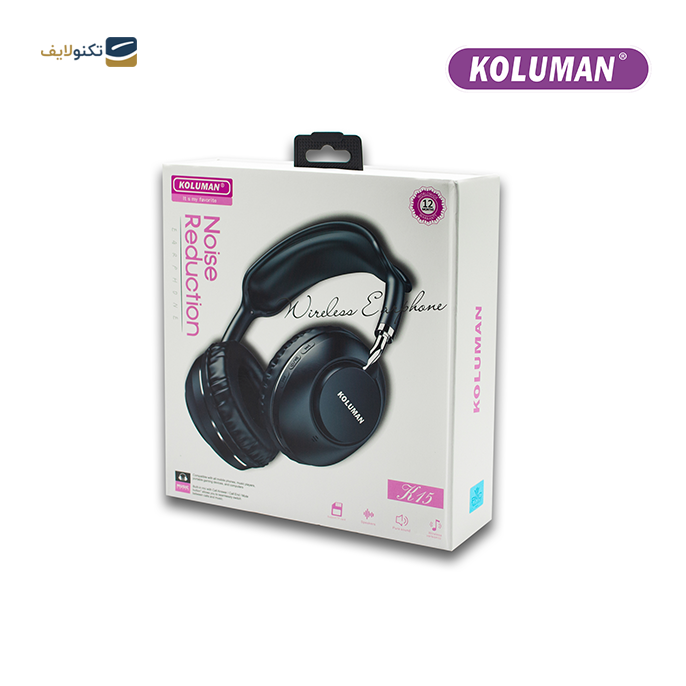 هدفون بی سیم کلومن مدل K15 - KOLUMAN WiRELESS HEADPHONE K15