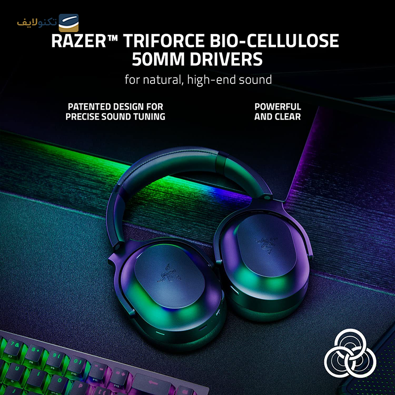 هدفون بی سیم گیمینگ ریزر مدل Barracuda Pro - Razer Barracuda Pro headphone