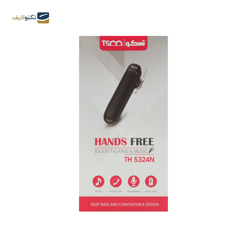 هندزفری بی سیم تسکو مدل TH 5324N - TSCO TH 5324N Bluetooth Headset