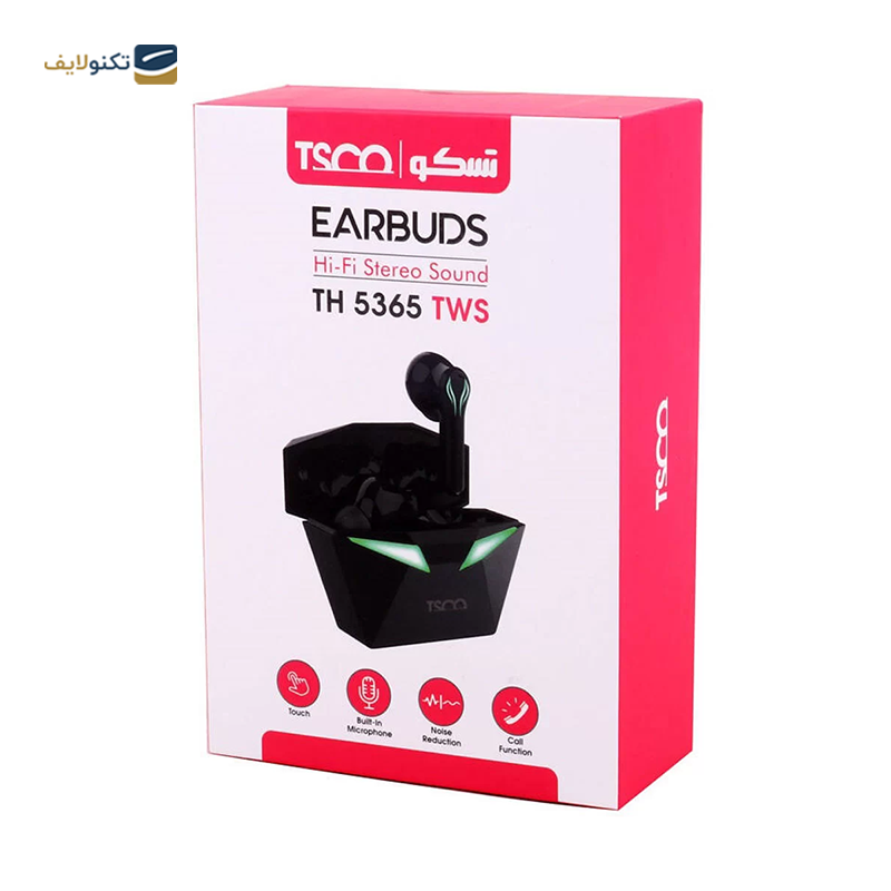 هندزفری بی سیم تسکو مدل TH 5365TWS - TSCO TH 5365 TWS Bluetooth Headset