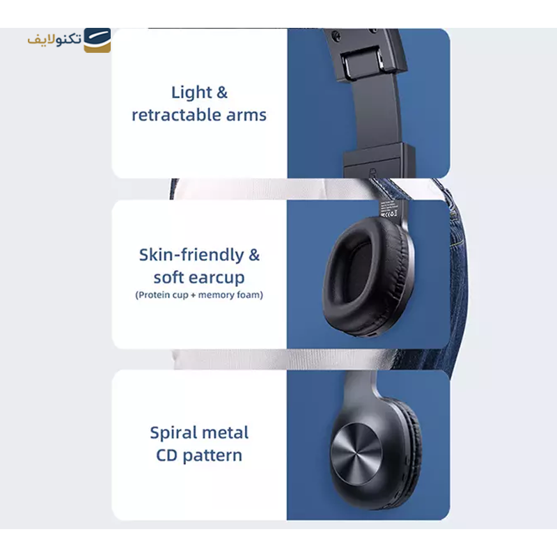 هدفون بی سیم یوسمز مدل YX05 - Usams YX05 Wireless Headphone