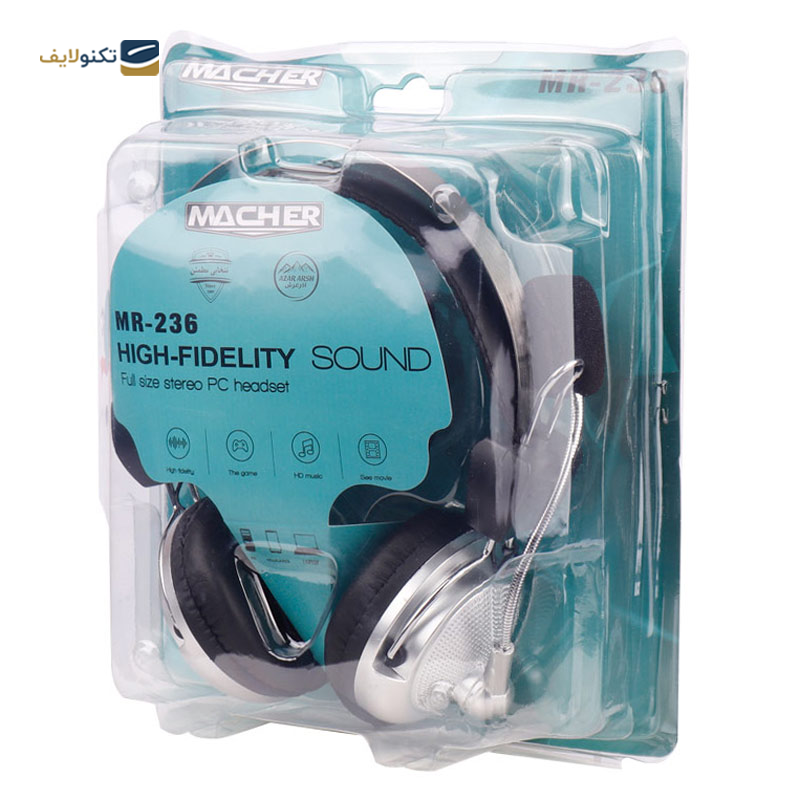 هدفون مچر مدل MR-236 - Macher MR-236 Headphones