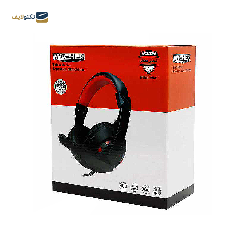 هدفون مچر مدل MR-72 - Macher MR-72 Headphones