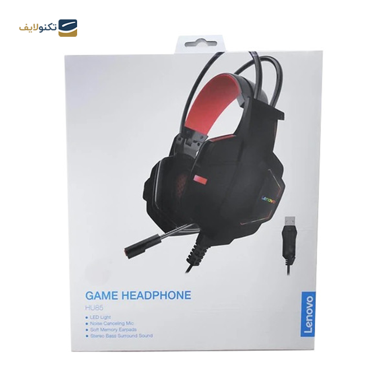 هدفون گیمینگ لنوو مدل HU85 - Lenovo HU85 gaming Headphone